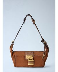 Chloé - Chloé Paddington Suede Crossbody Bag - Lyst