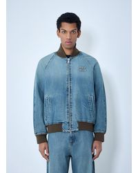 Miu Miu - Denim Blouson Jacket - Lyst