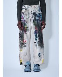 Acne Studios - Printed Jeans - Lyst
