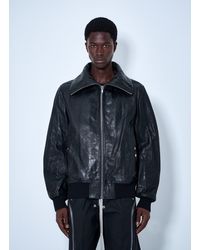 Rick Owens - Dracuflight Hammered Leather Jacket - Lyst