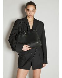 Prada - Buckle Large Leather Handbag - Lyst