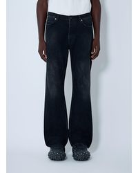 Balenciaga - Distressed Denim Jeans - Lyst
