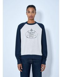 Prada - Cotton Crew-Neck Sweatshirt - Lyst