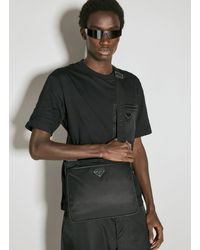 Prada - Re-nylon And Saffiano Leather Crossbody Bag - Lyst