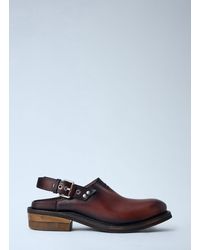 Miu Miu - Foule Leather Mules - Lyst