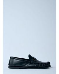 Saint Laurent - Laurent Leather Loafers - Lyst