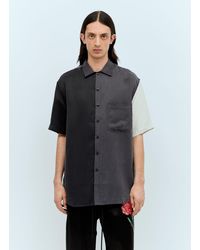 Song For The Mute - Panelled Short-sleeve Shirt - Lyst