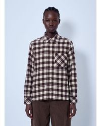 Moncler - Checked Wool Shirt - Lyst