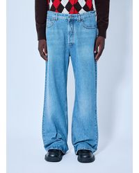 Miu Miu - Five-Pocket Washed Denim Jeans - Lyst