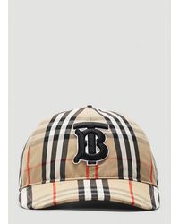 Burberry Tb Vintage-check Baseball Cap - Brown