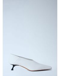 Sportmax - Leather Kitten Heel Pumps - Lyst