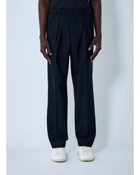 Prada - Wool-Blend Pinstripe Pants - Lyst