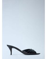 Saint Laurent - Babylone Heeled Sandals - Lyst