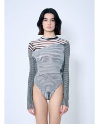 Jean Paul Gaultier - Double-Layer Mesh Bodysuit - Lyst