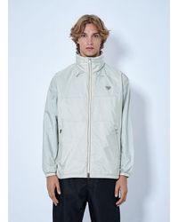 Prada - High-Neck Zip Jacket - Lyst