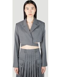 ROKH - Cropped Blazer - Lyst