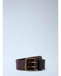 Saint Laurent - Motorcycle Leather Belt - Lyst