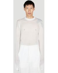 Ann Demeulemeester - Diederik Long Sleeve Top - Lyst