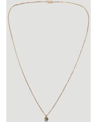 Pearls Before Swine Raw Diamond Pendant In Gold - Metallic