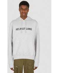 Helmut Lang Core Hooded Sweatshirt - Grey