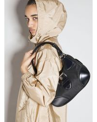 Prada - Re-nylon And Leather Shoulder Bag - Lyst