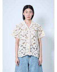 Moncler - Short Sleeve Button-Down Shirt - Lyst