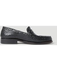 Marni - Woven Leather Bambi Loafers - Lyst