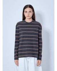 Jil Sander - Striped Long Sleeve T-Shirt - Lyst