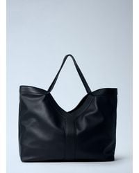 Saint Laurent - Large Y-Shaped Leather Tote Bag - Lyst