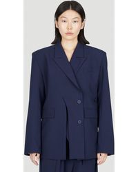 OTTOLINGER - Signature Split Double-breasted Blazer - Lyst
