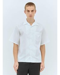 Prada - Striped Short-Sleeve Shirt - Lyst