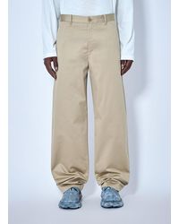 Acne Studios - Cotton Satin Tailored Trousers - Lyst