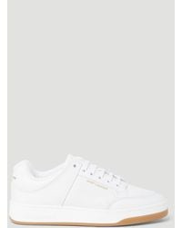 Saint Laurent - Sl/61 Leather Low-top Sneakers - Lyst