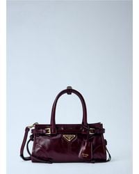 Prada - Mini Bonnie Leather Handbag - Lyst