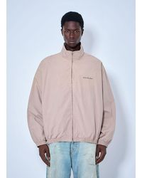 Acne Studios - Logo Printed Zip-Up Jacket - Lyst