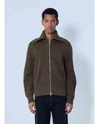 Bottega Veneta - Zip-Front High Collar Cardigan - Lyst