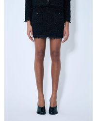 Gucci - Lamã Woven Mini Skirt - Lyst