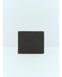 Gucci - Gg Rubber Effect-bi-fold Wallet - Lyst