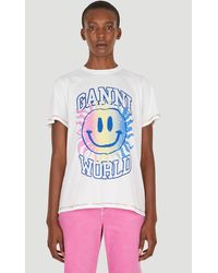 Ganni T-shirts for Women | Online Sale up to 50% off | Lyst