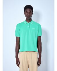 Miu Miu - Cotton Piqué Polo Shirt - Lyst
