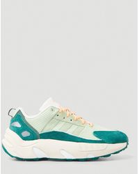 adidas Leather Zx 22 Boost Sneakers in Green for Men | Lyst Canada