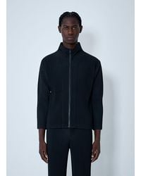 Homme Plissé Issey Miyake - Pleated Zip-Up Jacket - Lyst
