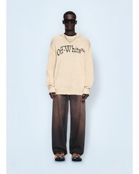 Off-White c/o Virgil Abloh - Big Bookish Chunky Knit Sweater - Lyst