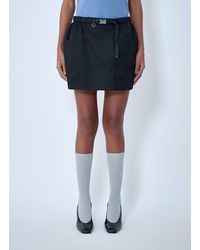 Prada - Re-Nylon Belted Mini Skirt - Lyst