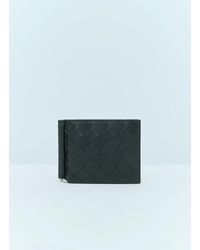 Bottega Veneta - Intrecciato Bill Clip Leather Wallet - Lyst