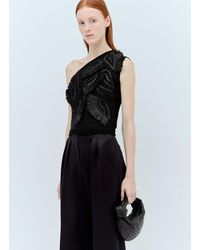 Max Mara - One-shoulder Knit Top - Lyst