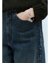 Bottega Veneta - Loop Leather Bracelet - Lyst