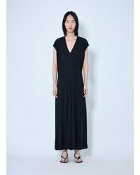 TOTEME - V-Neck Jersey Dress - Lyst