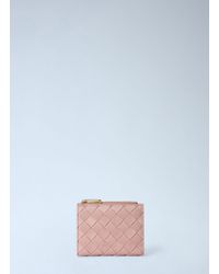 Bottega Veneta - Intrecciato Small Bi-Fold Wallet - Lyst