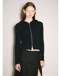 Our Legacy - Compact Hooded Zip-up Cardigan - Lyst